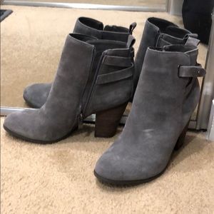Gray new Michael Shannon booties never worn sz9